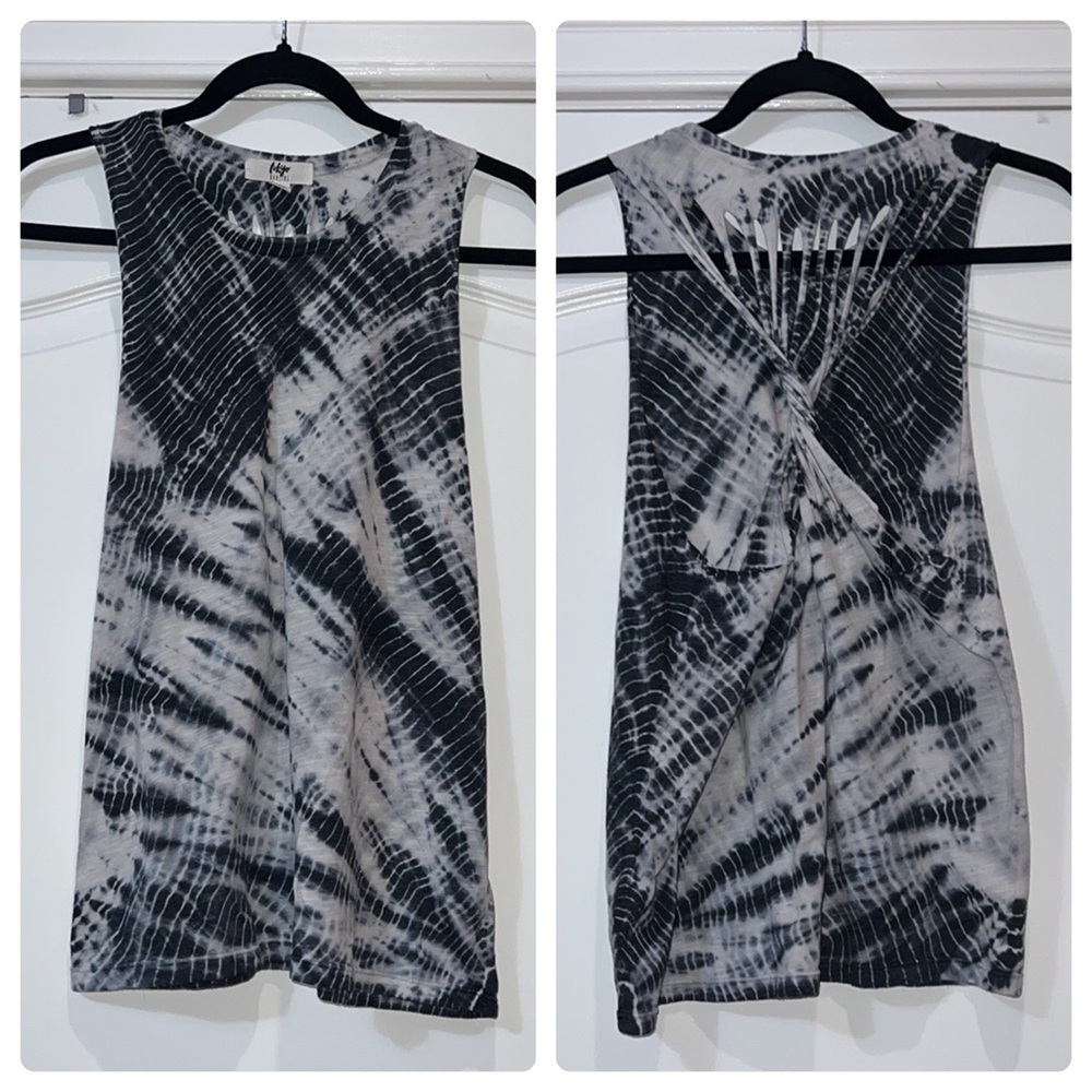 Cutout Tie Dye Tank Top Size Small